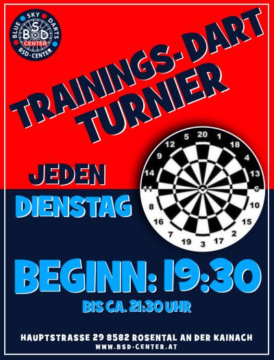 BSD-Center-Trainingsdartturnier